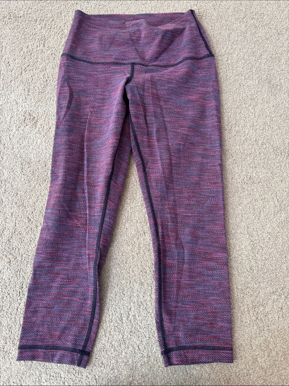 lululemon athletica Purple Space-Dye Leggings
